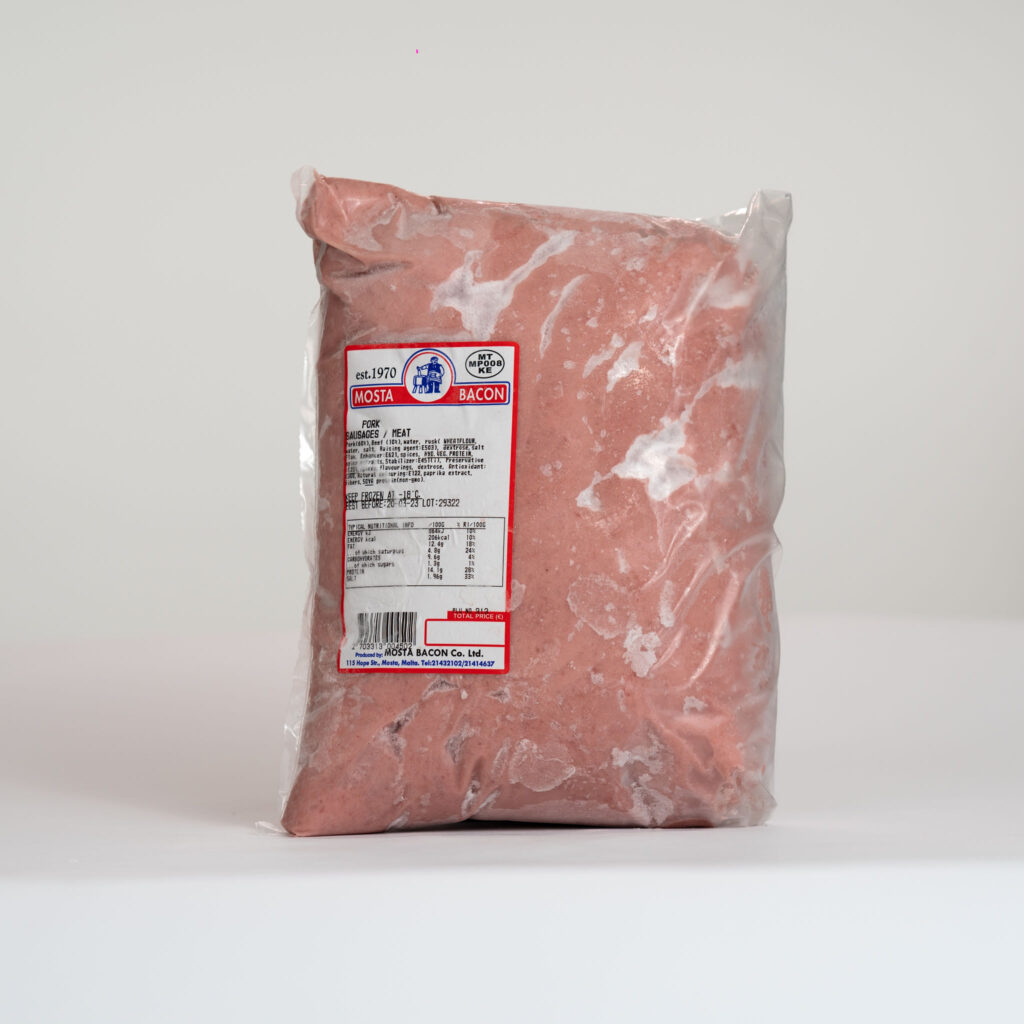 Sausage Meat x 2Kg - Mosta Bacon
